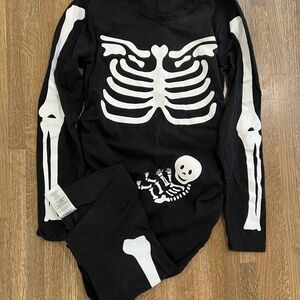 Maternity Skeleton Costume - Black and White